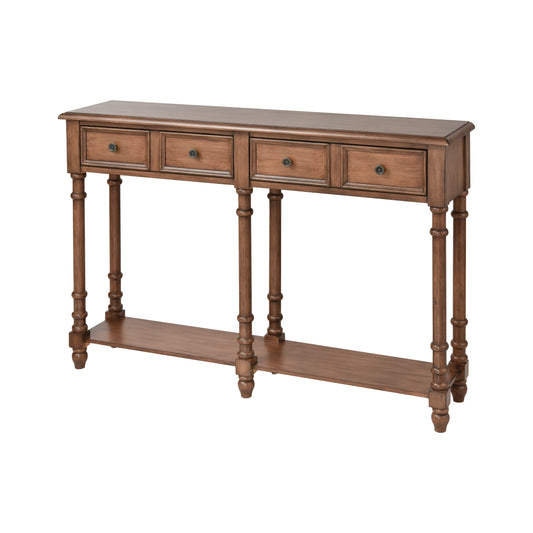 MARKETPLACE 16934 Hager Console Table - Dark Mahogany