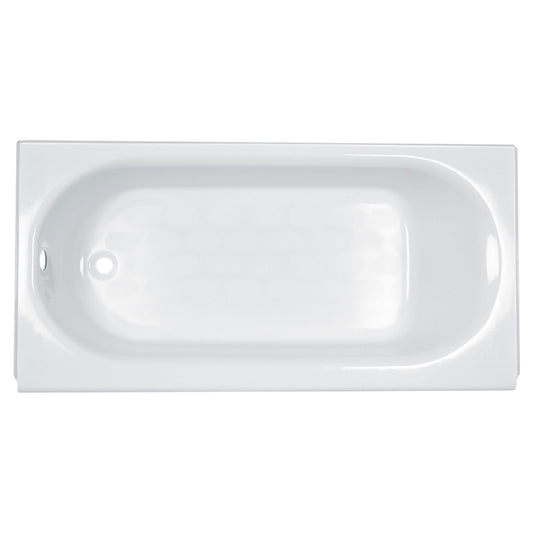 AMERICAN-STANDARD 2390202ICH.020, Princeton Americast 60 x 30-Inch Integral Apron Bathtub Left-Hand Outlet With Integral Drain in White