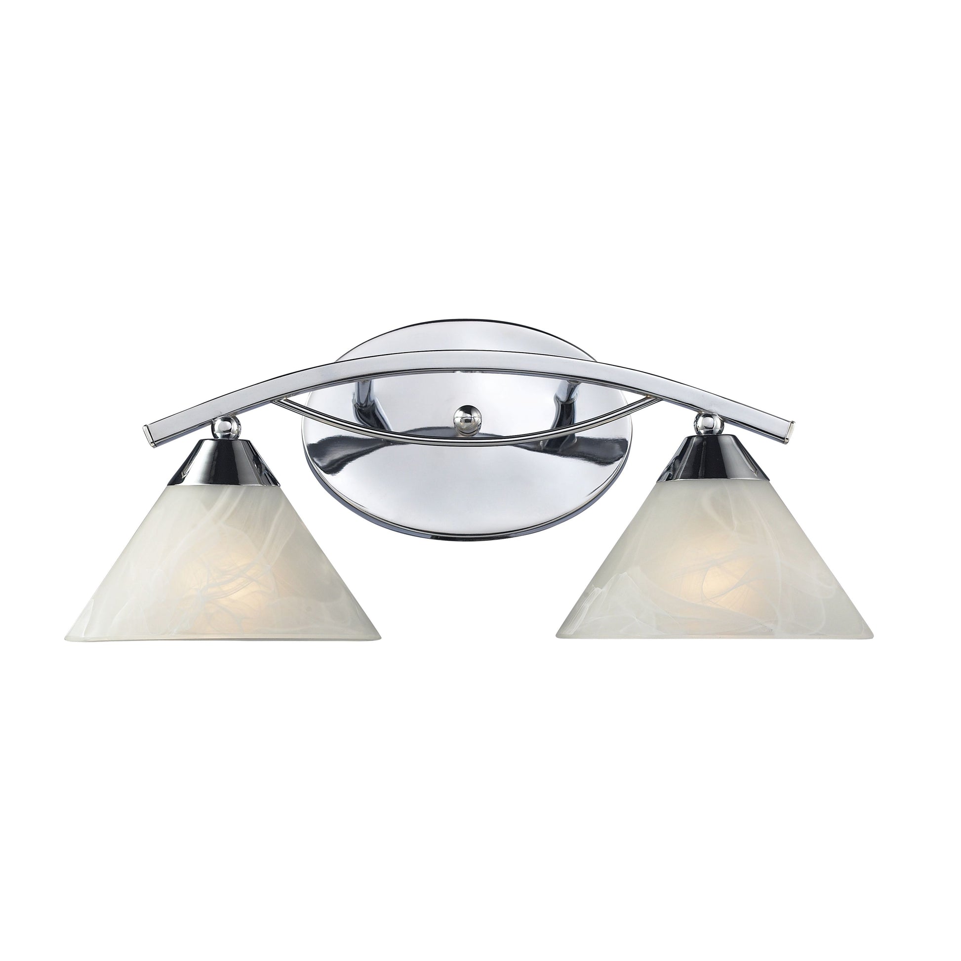 ELK SHOWROOM 17021/2 Elysburg 18'' Wide 2-Light Vanity Light - Polished Chrome