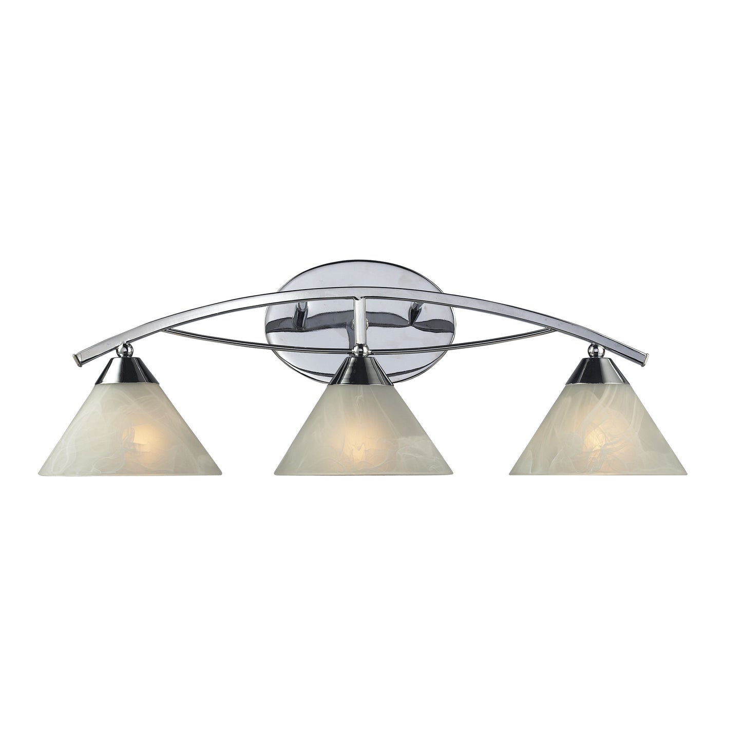 ELK SHOWROOM 17023/3 Elysburg 25'' Wide 3-Light Vanity Light - Polished Chrome