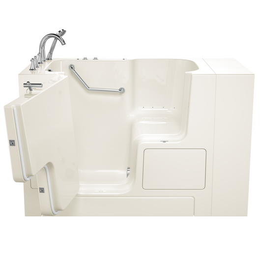 AMERICAN-STANDARD SS9OD5232LA-BC-PC, Gelcoat Premium Series 32 in. x 52 in. Outward Opening Door Walk-In Bathtub with Air Spa system in Wib Linen
