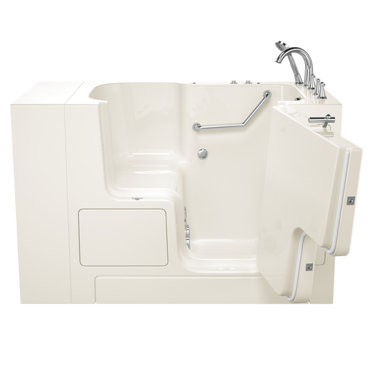AMERICAN-STANDARD SS9OD5232RJ-BC-PC, Gelcoat Premium Series 32 in. x 52 in. Outward Opening Door Walk-In Bathtub with Whirlpool system in Wib Linen