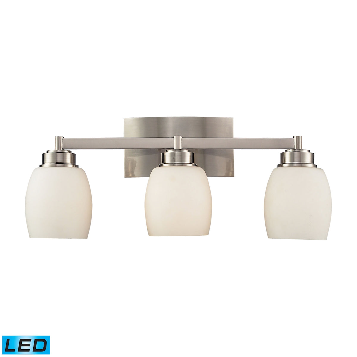 ELK SHOWROOM 17102/3-LED Northport 20'' Wide 3-Light Vanity Light - Satin Nickel