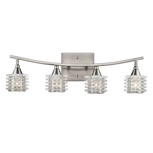 ELK SHOWROOM 17132/4 Matrix 21'' Wide 4-Light Vanity Light - Satin Nickel