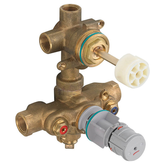 AMERICAN-STANDARD R523S, 2-Hdl Thermo Rgh Valve W/3Way Div-Shared