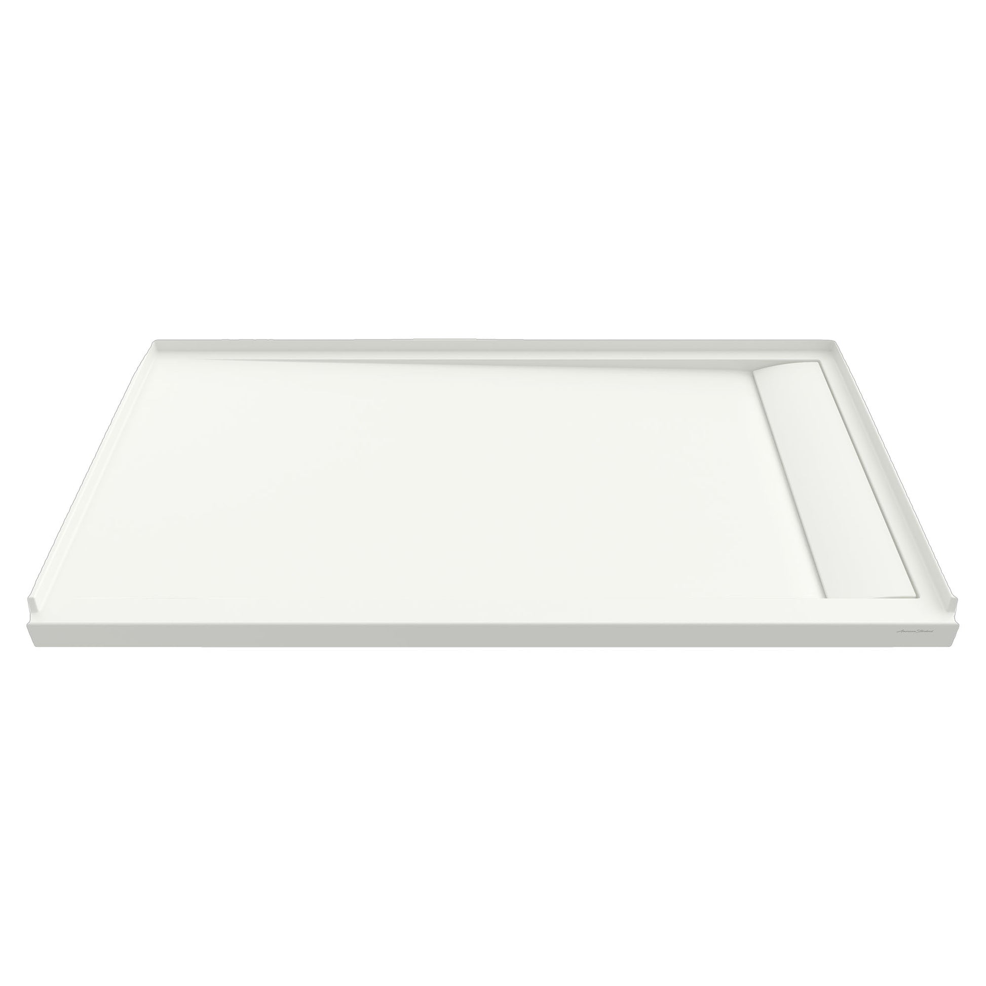 AMERICAN-STANDARD 6036SM-RHOL.218, Townsend 60 x 36-Inch Single Threshold Shower Base With Right-Hand Outlet in Soft White