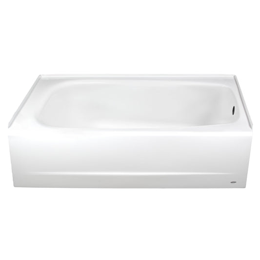 AMERICAN-STANDARD 2461002.020, Cambridge Americast 60 x 32-Inch Integral Apron Bathtub With Right-Hand Outlet in White