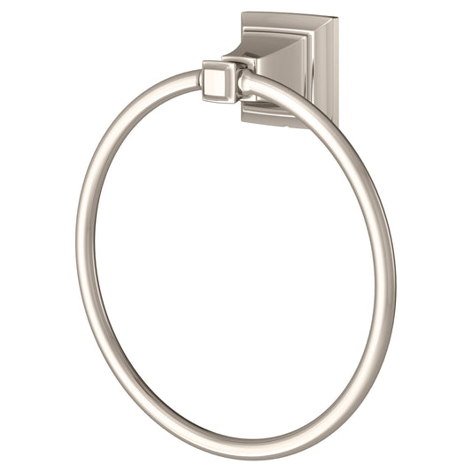AMERICAN-STANDARD 7455190.013, Town Square S Towel Ring in Polished Nickel