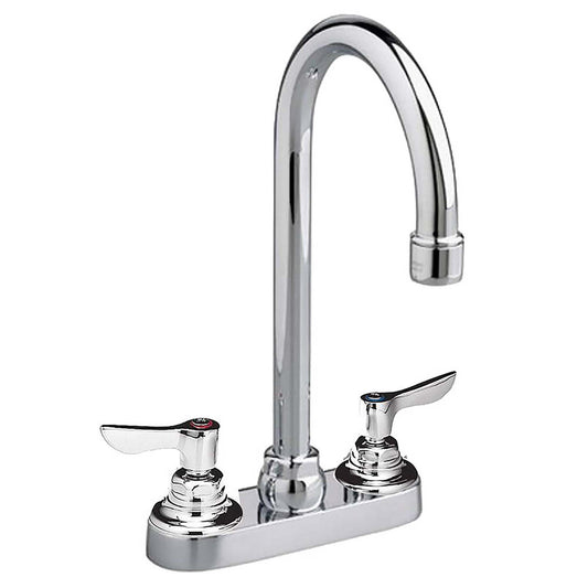 AMERICAN-STANDARD 7500140.002, Monterrey 4-Inch Centerset Gooseneck Faucet With Lever Handles 1.5 gpm/5.7 Lpm in Chrome
