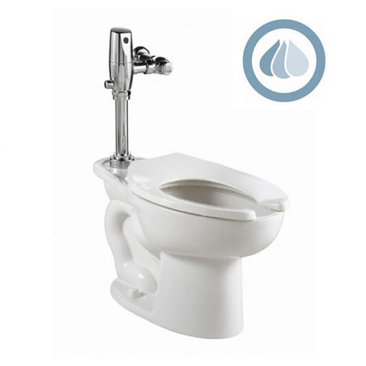 AMERICAN-STANDARD 3043528.020, Madera Chair Height Toilet System With Touchless Selectronic Piston Flush Valve, 1.28 gpf/4.8 Lpf in White