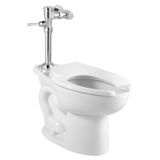 AMERICAN-STANDARD 2857111.020, Madera Chair Height Toilet System With Manual Piston Flush Valve, 1.1 gpf/4.2 Lpf in White