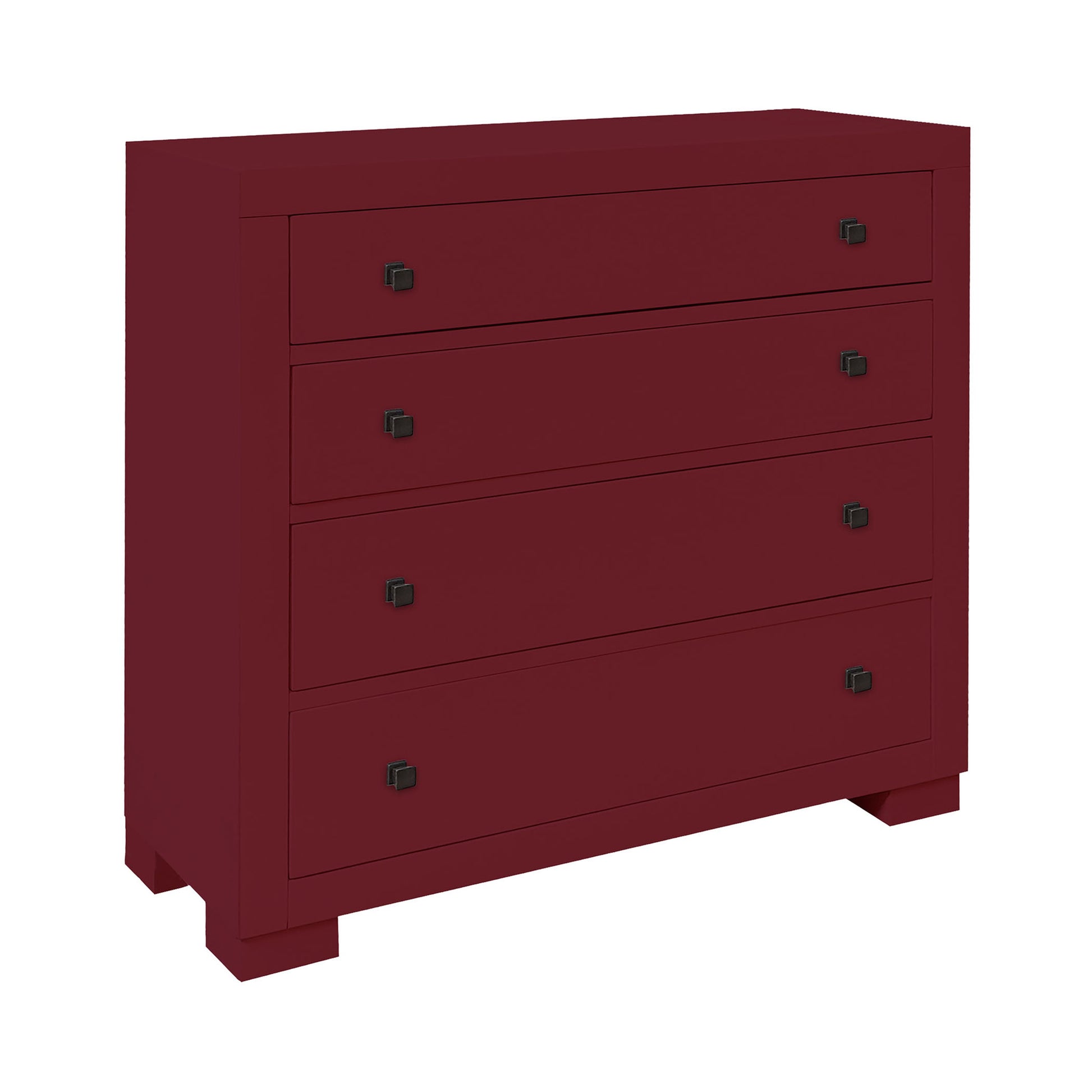 ELK STUDIO 17643 Templeton 4-Drawer Chest - Red