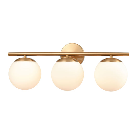 ELK SHOWROOM 18314/3 Hollywood Blvd 22'' Wide 3-Light Vanity Light - Satin Brass