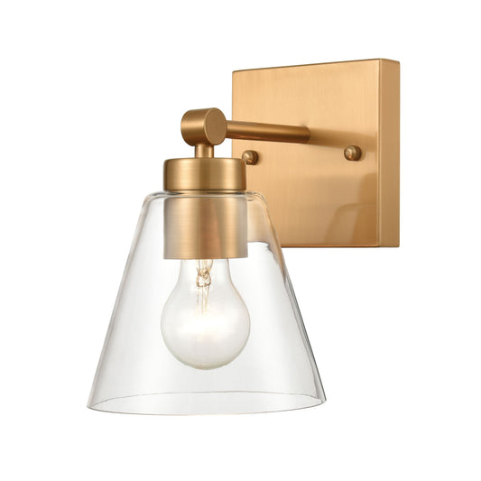 ELK SHOWROOM 18333/1 East Point 10'' High 1-Light Sconce - Satin Brass