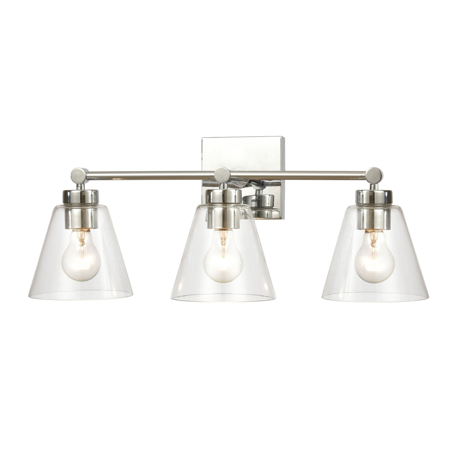 ELK SHOWROOM 18344/3 East Point 24'' Wide 3-Light Vanity Light - Polished Chrome