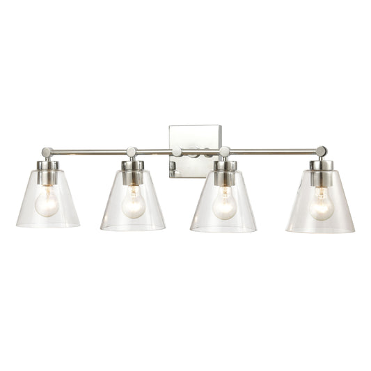 ELK SHOWROOM 18345/4 East Point 33'' Wide 4-Light Vanity Light - Polished Chrome