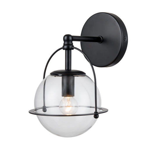 ELK SHOWROOM 18430/1 Langford 10'' High 1-Light Sconce - Matte Black