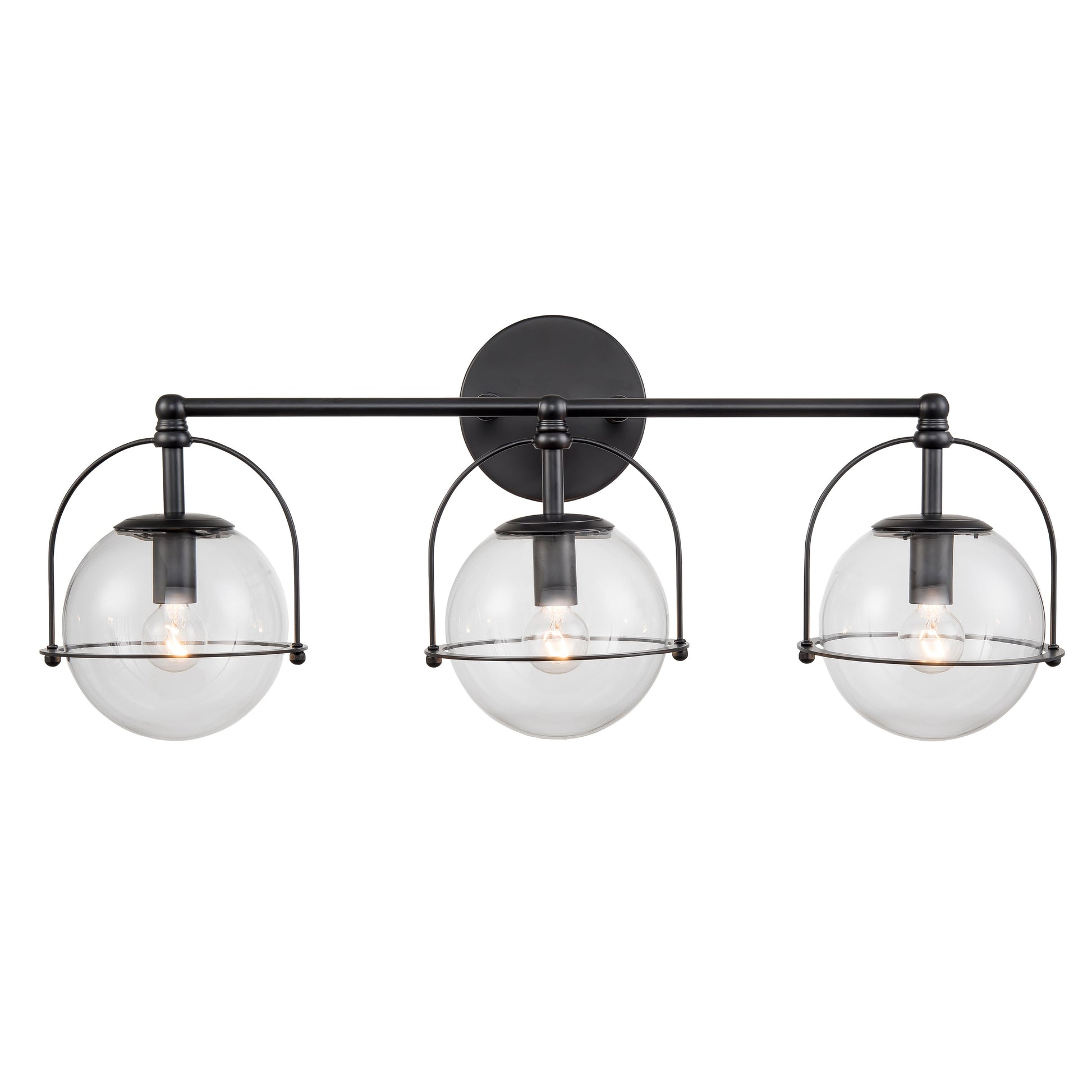 ELK SHOWROOM 18432/3 Langford 24'' Wide 3-Light Vanity Light - Matte Black