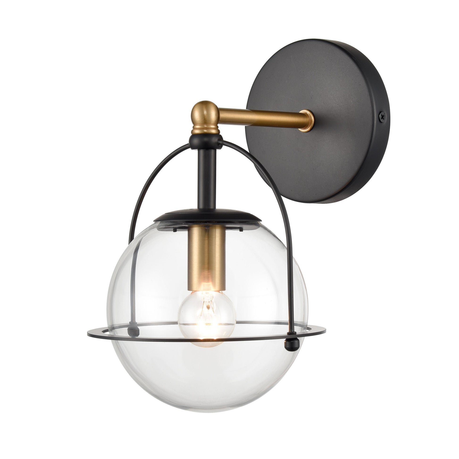 ELK SHOWROOM 18440/1 Langford 10'' High 1-Light Sconce - Satin Brass