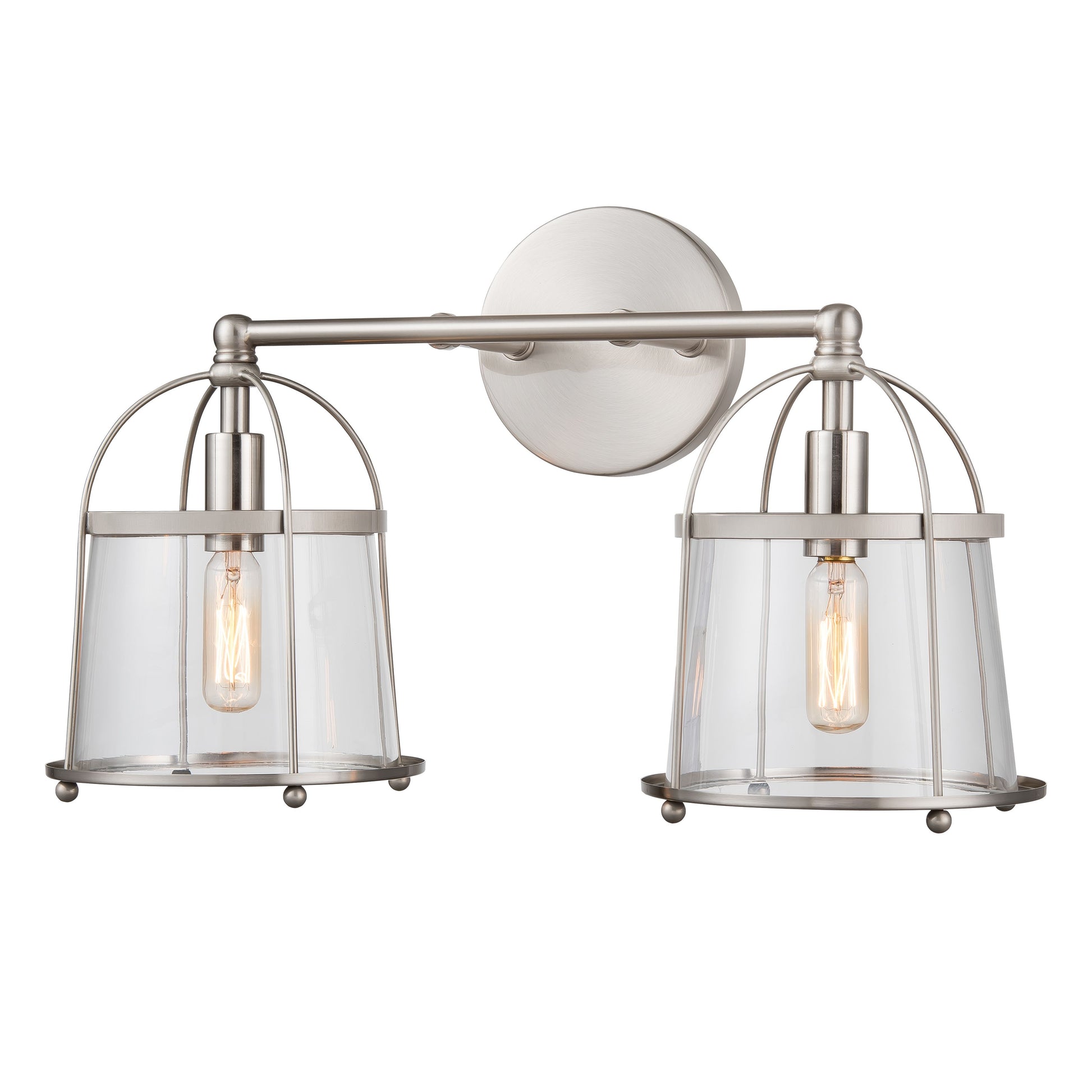 ELK SHOWROOM 18461/2 Merrick 17'' Wide 2-Light Vanity Light - Satin Nickel