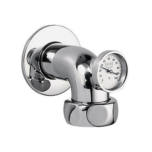 GROHE 12444000 Grohtherm Chrome 1-1/4â€³ Male Wall Union