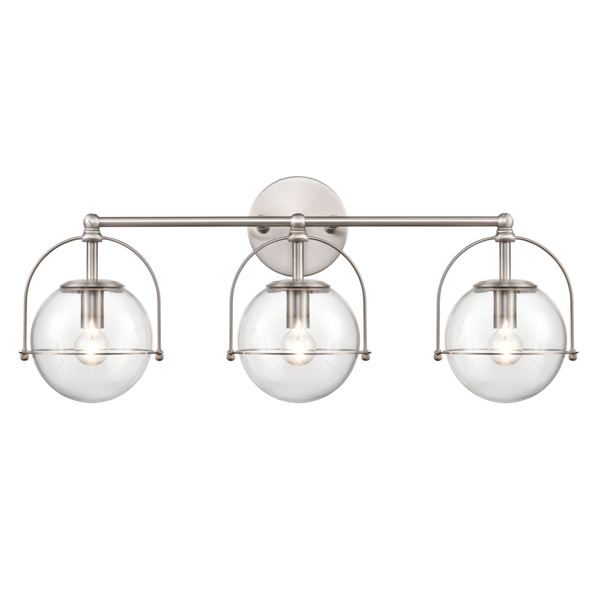 ELK SHOWROOM 18632/3 Langford 24'' Wide 3-Light Vanity Light - Satin Nickel