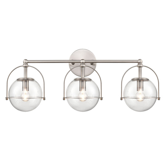 ELK SHOWROOM 18632/3 Langford 24'' Wide 3-Light Vanity Light - Satin Nickel