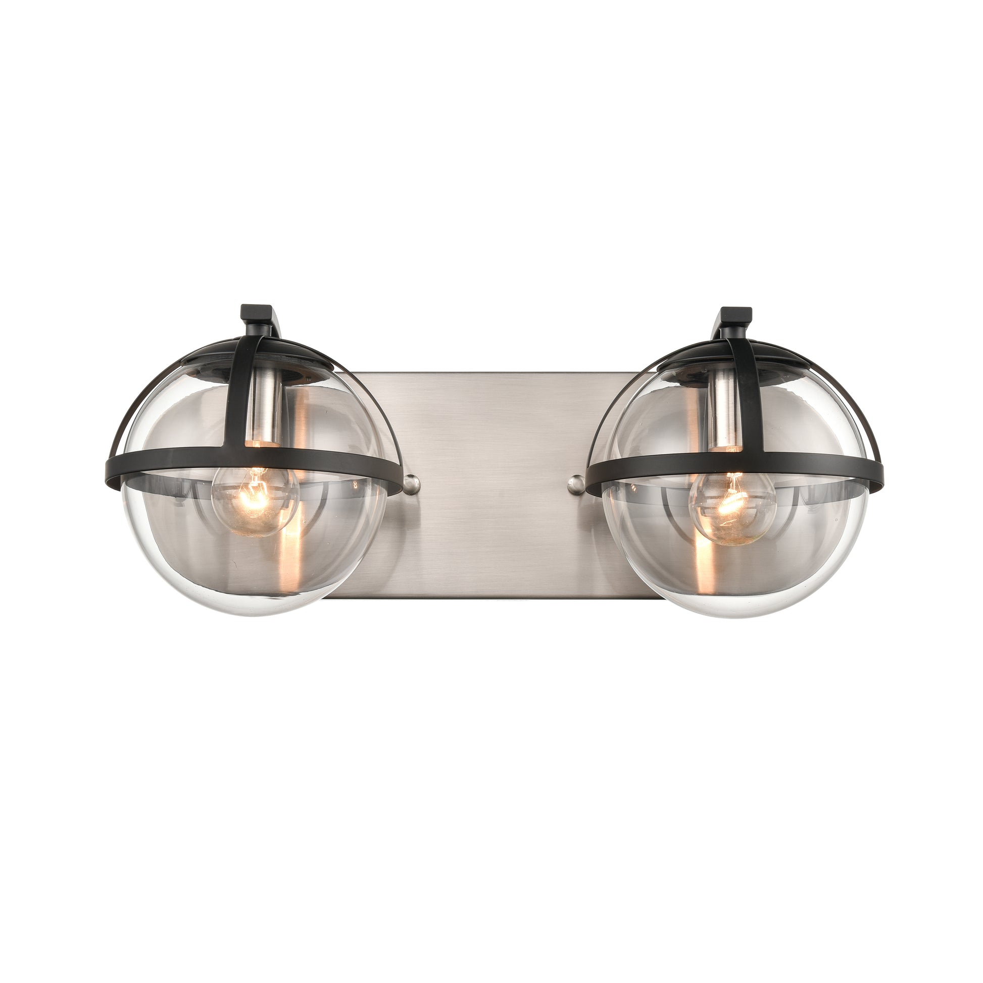 ELK SHOWROOM 18641/2 Davenay 16'' Wide 2-Light Vanity Light - Satin Nickel