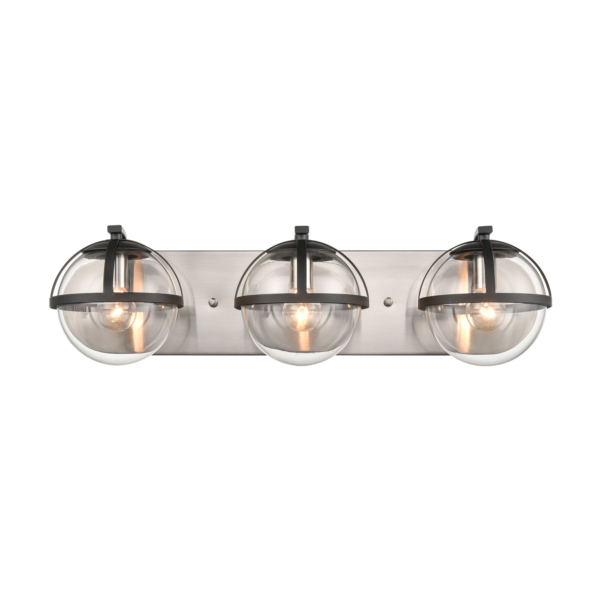 ELK SHOWROOM 18642/3 Davenay 23'' Wide 3-Light Vanity Light - Satin Nickel