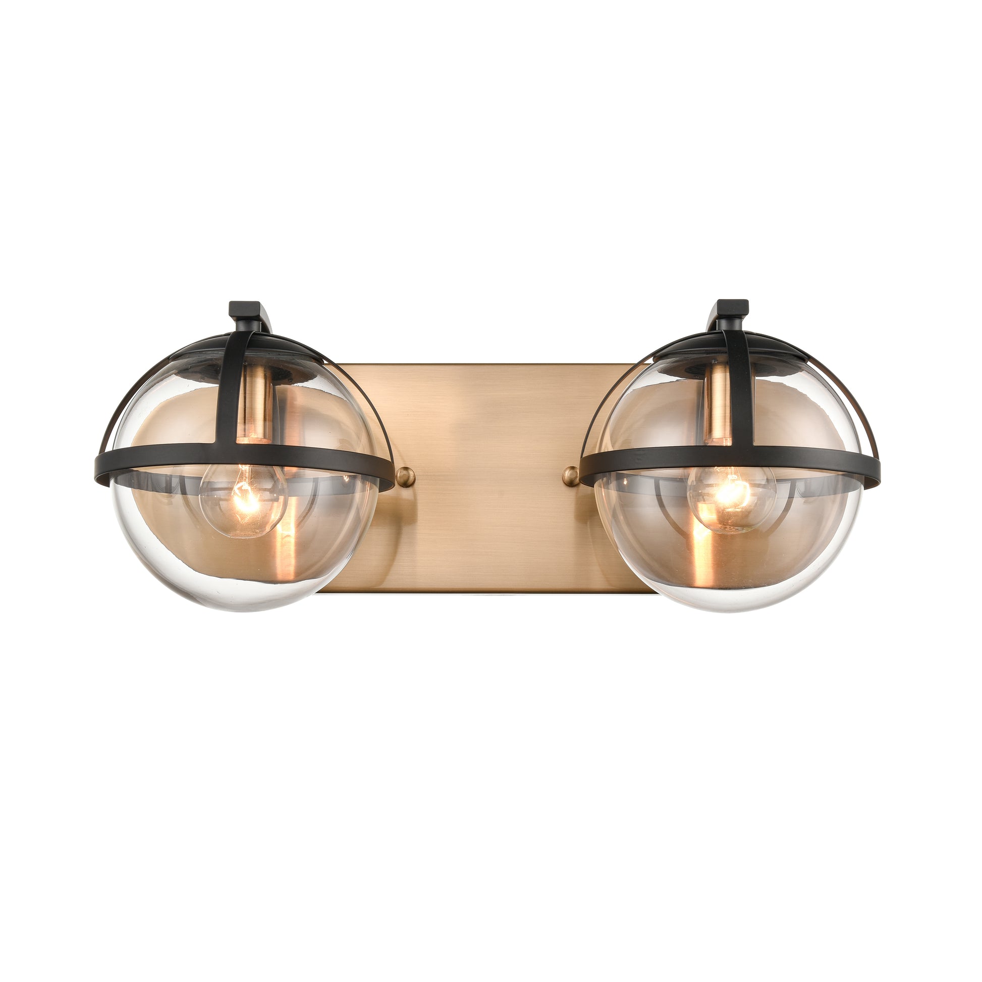 ELK SHOWROOM 18651/2 Davenay 16'' Wide 2-Light Vanity Light - Satin Brass