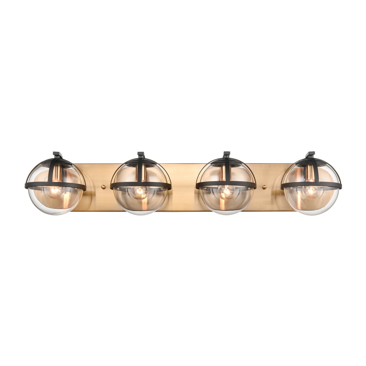 ELK SHOWROOM 18653/4 Davenay 31'' Wide 4-Light Vanity Light - Satin Brass