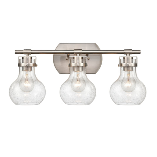 ELK SHOWROOM 18662/3 Salamanca 21'' Wide 3-Light Vanity Light - Satin Nickel