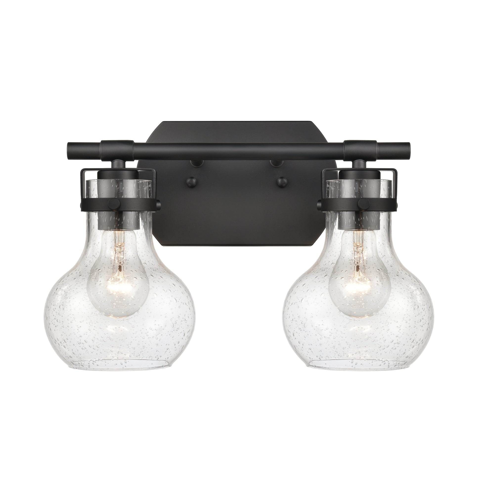 ELK SHOWROOM 18671/2 Salamanca 15.5'' Wide 2-Light Vanity Light - Matte Black