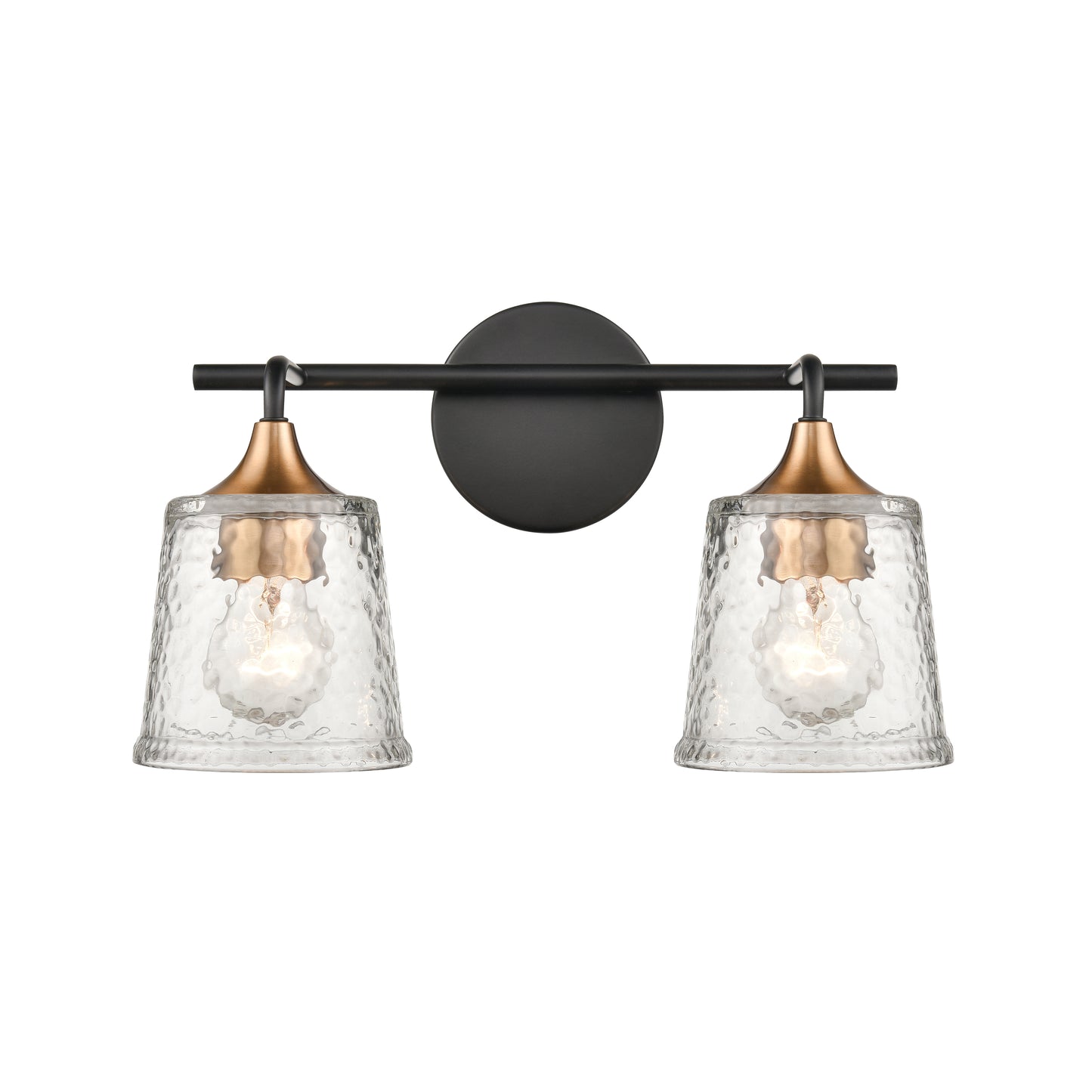 ELK SHOWROOM 18681/2 Hamy 15'' Wide 2-Light Vanity Light - Matte Black