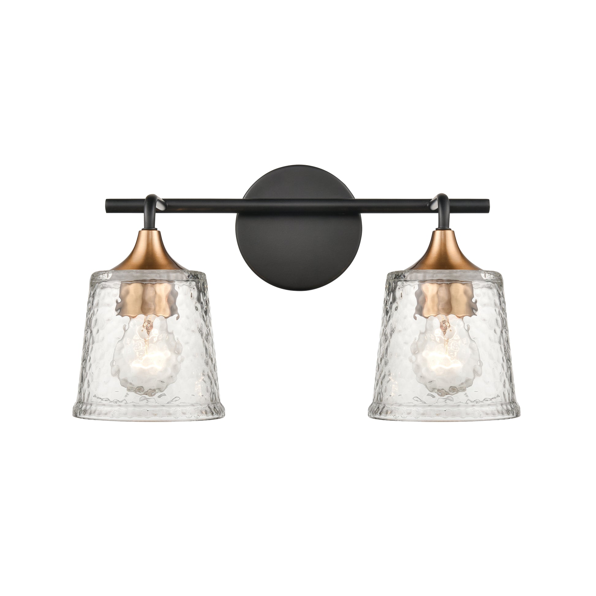 ELK SHOWROOM 18681/2 Hamy 15'' Wide 2-Light Vanity Light - Matte Black