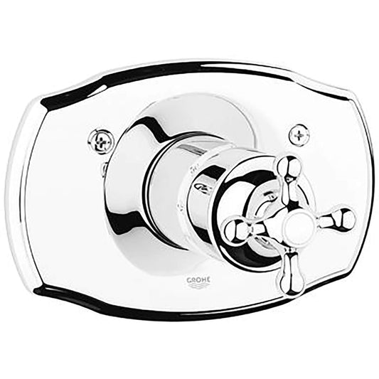 GROHE 19612EN0 Seabury Brushed Nickel Central Thermostatic Valve Trim