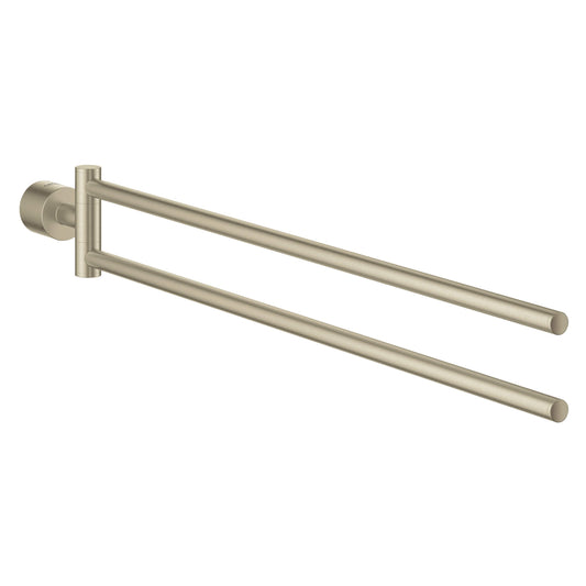 GROHE 40308EN3 Atrio New Brushed Nickel 18 1/2" Double Towel Bar