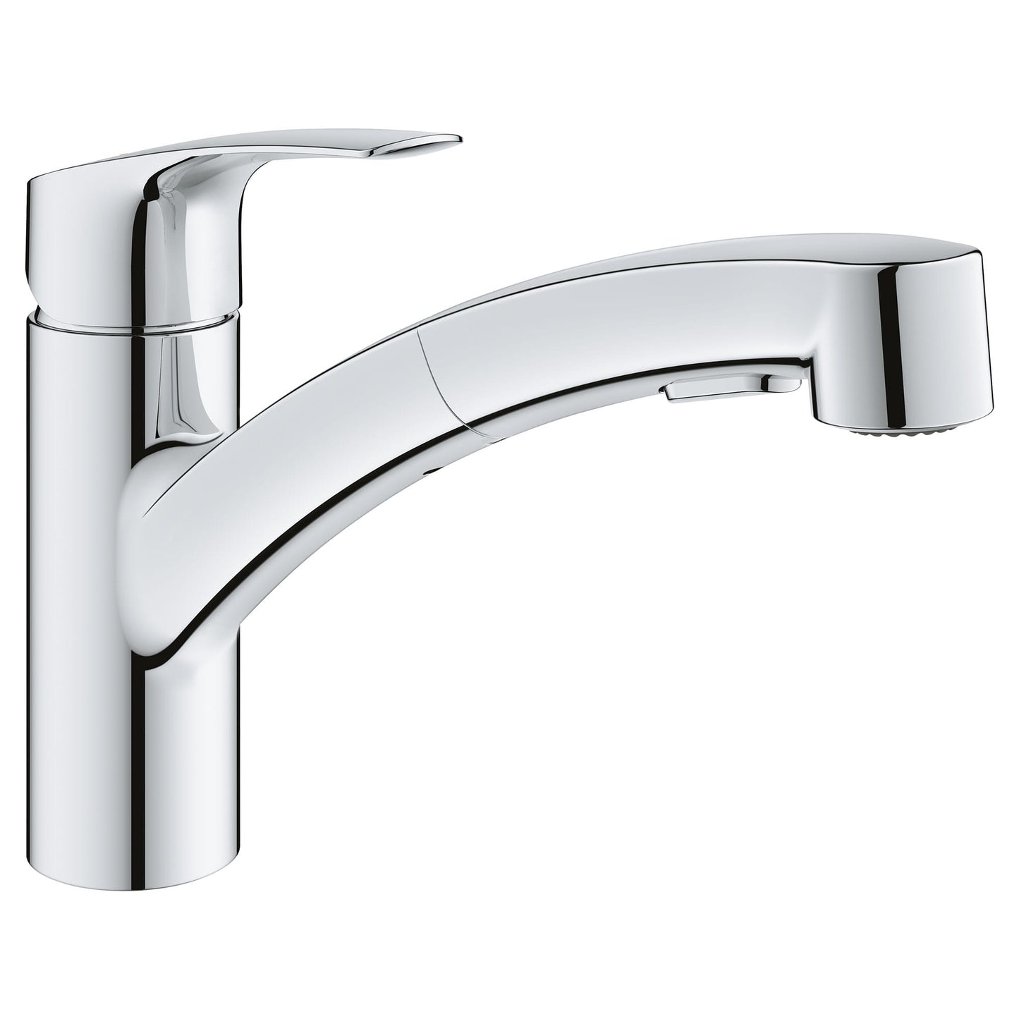 GROHE 30306001 Eurosmart Chrome Eurosmart Single-Handle Dual Spray Pull-Out Kitchen Faucet