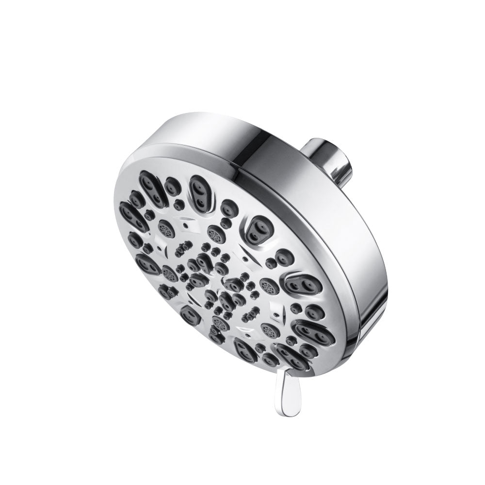 ISENBERG 200.6140CP Chrome Universal Fixtures 6-Function ABS Showerhead