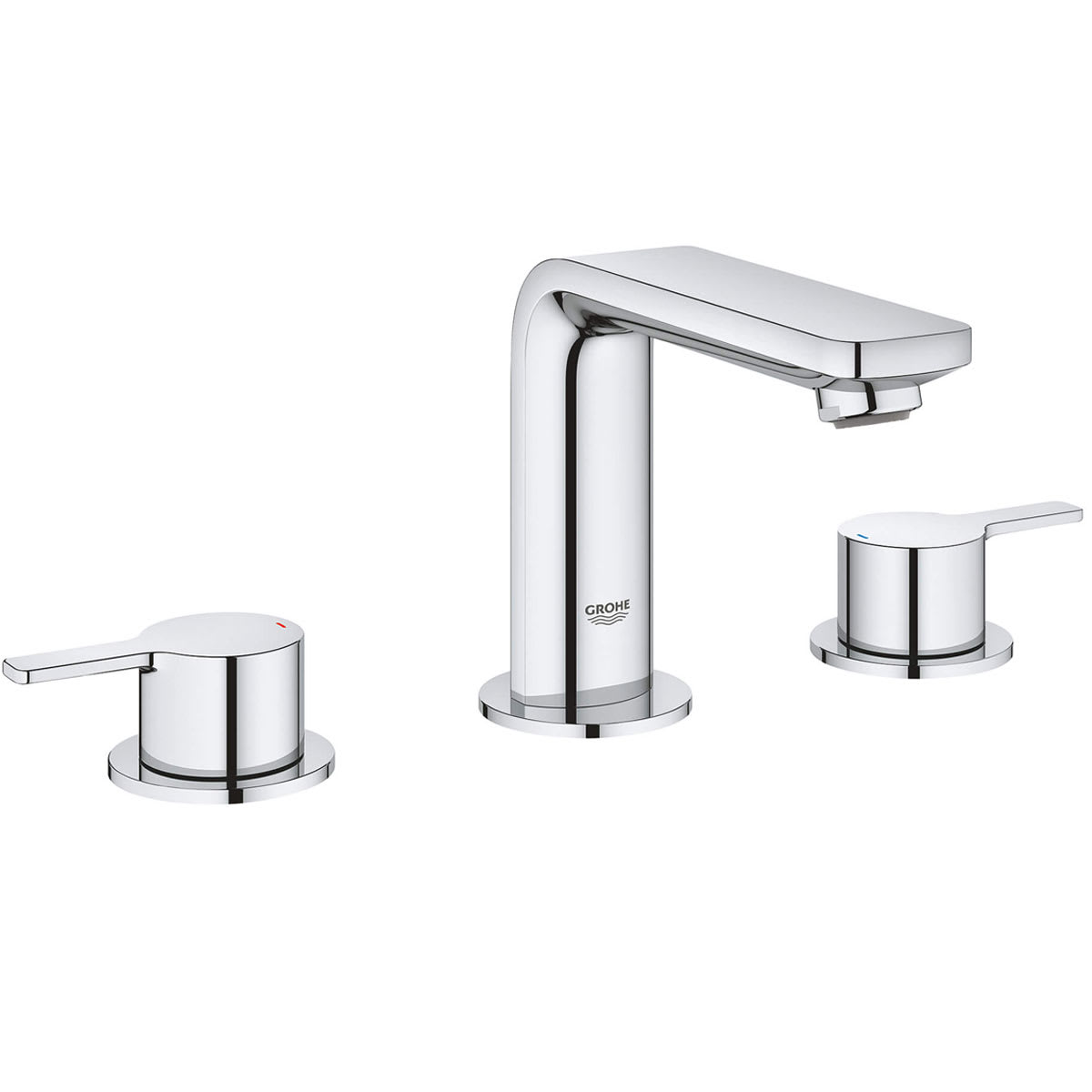 GROHE 2057800A Lineare Chrome 8-inch Widespread 2-Handle M-Size Bathroom Faucet 1.2 GPM