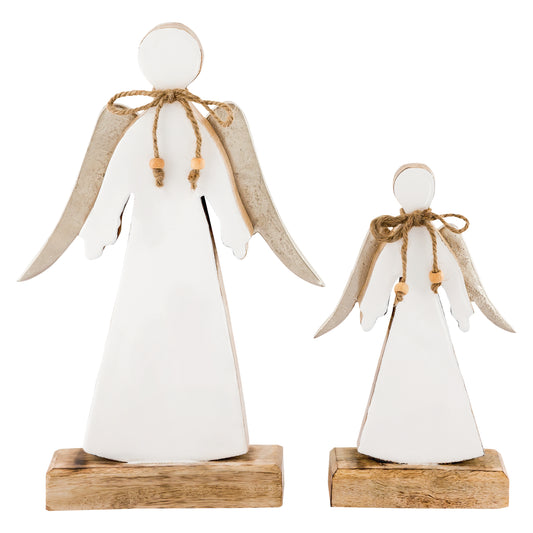 ELK STUDIO 209079 Winter White Angels (Set of 2)