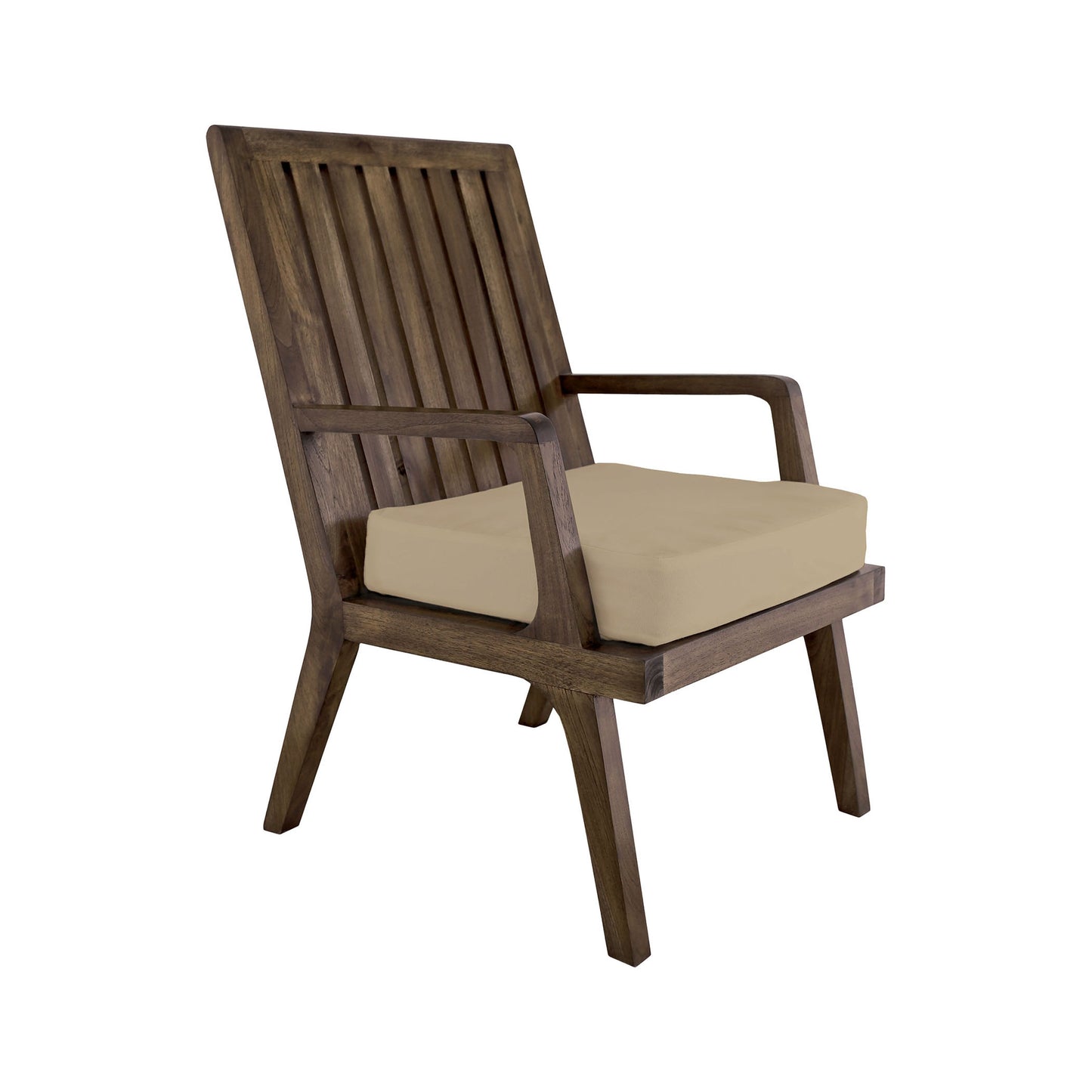 ELK SIGNATURE 2317010CO Teak Arm Chair Cushion in Cream