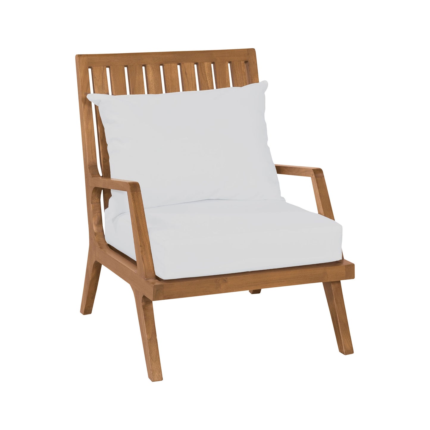 ELK SIGNATURE 2317012S-WO Teak Patio Lounge Chair Cushions in White