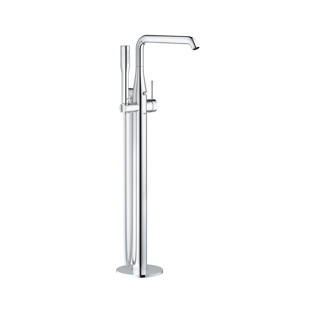 GROHE 2349100A Essence New Chrome Single-Handle Freestanding Tub Faucet with 1.75 GPM Hand Shower