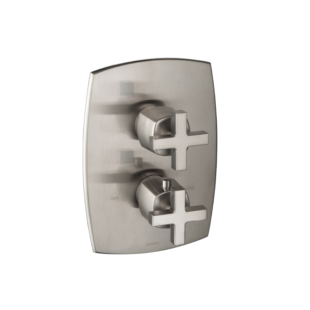 ISENBERG 240.4000TBN Brushed Nickel PVD Serie 240 Trim For Thermostatic Valve