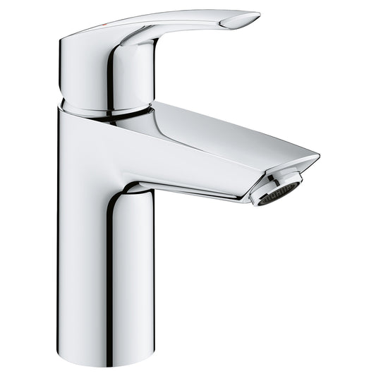 GROHE 32643003 Eurosmart Chrome Single Hole Single-Handle S-Size Bathroom Faucet 1.2 GPM Less Drain