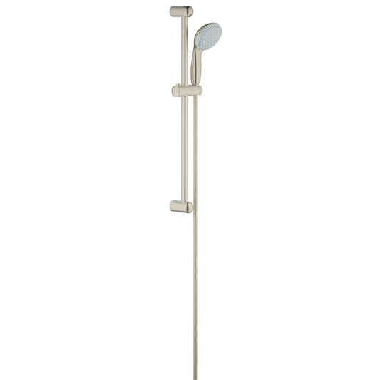 GROHE 26077EN0 Tempesta Brushed Nickel 24" Shower Slide Bar Kit - 2 Sprays, 2.0 gpm