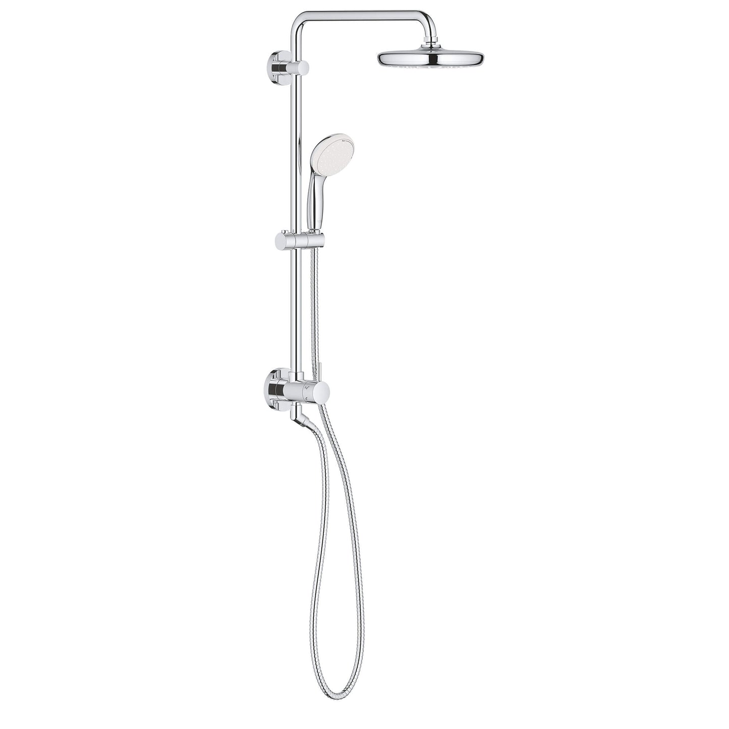 GROHE 26123001 Retro-Fit Chrome 210 Shower System, 1.75 gpm