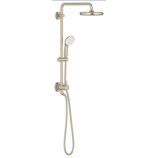 GROHE 26123EN1 Retro-Fit Brushed Nickel 210 Shower System, 1.75 gpm