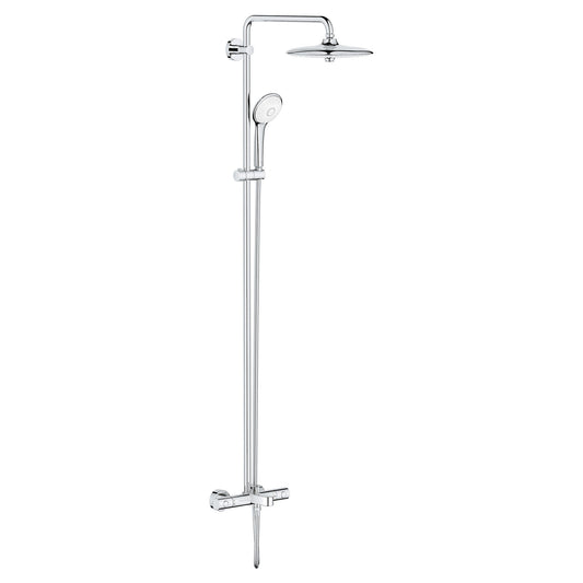 GROHE 26177002 Euphoria Chrome 260 Thermostatic Bath/Shower System, 1.75Gpm